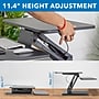 Mount-It! 23" W Compact Manual Adjustable Standing Desk Converter, Black (MI-7916)~#|#~4764707C-91AA-45C1-8D4F067154C22CBD_sc7