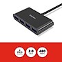 Staples TECH 4-Port USB 2.0 Hub, Black (ST62379)~#|#~476604D5-CE78-46F9-A1FA9D0C0D5D5D4A_sc7