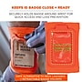 Ergodyne Squids 3388 Armband ID Badge Holder, Orange (19961)~#|#~47676705-6B74-4909-BE3313DBB3FC9595_sc7
