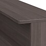 Bush Business Furniture Arrive 60"W L Shaped Reception Desk with Shelf, Storm Gray (ARV003SG)~#|#~4769F6F9-4C74-47B7-9E79E000A2E3B6BB_sc7