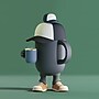 ASOBU Happy Hat Stainless Steel Double Wall Insulated Travel Mug, 13 oz., Black, (ADNASM25BCBK)~#|#~476DA128-9956-45F2-825F756B1F4B90F3_sc7