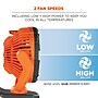 Ergodyne Chill-Its 6090 9.5" Clip Fan, 2-Speed, Orange (12800)~#|#~476DC21C-9C53-432A-8DE067DCCAD9CA3E_sc7