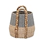 Household Essentials Terra Cattail/Paper Storage Basket, Light Beige/Gray (ML-6611)~#|#~476E001A-210A-4C01-80FABEA7D05FD659_sc7