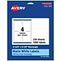 Avery Laser/Inkjet Multipurpose Labels, 3.5"  x 4.75", Matte White, 1000/Box (94127)~#|#~476E340D-6E78-4A13-B618EAEF54B73131_sc7