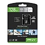 PNY PRO Elite Prime 128GB microSDXC Memory Card with Adapter, Class 10, UHS-I, V30 (P-SDU128V32200PEP-GE)~#|#~476FA294-94FB-4658-BD83DF6C0D9A5EAE_sc7