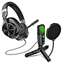 Delton M320 RGB Condenser Microphone and ANC Bluetooth Computer Headphones Podcast & Recording Kit, Black (DRU3000BD3)~#|#~4771321B-EEEA-4086-BB36335ECB727AAB_sc7