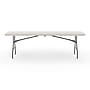 Staples 8' x 30" Heavy Duty Plastic Folding Table, White (79233/54273)~#|#~4771F5C6-E7AE-4AFE-97087709139FDA45_sc7