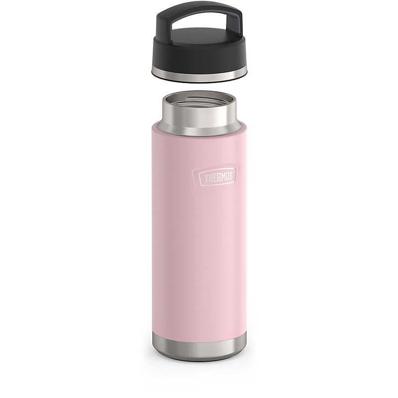 Thermos Icon Stainless Steel Vacuum Insulated Water Bottle, 24 oz., Sunset Pink (EAIS2002SP4) image 1
