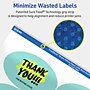 Avery TrueBlock Laser/Inkjet Oval Multipurpose Labels, 2" x 3-1/3", White, 80/Pack (94056)~#|#~47733D77-581F-48B9-A48C0A7F2A2136FB_sc7