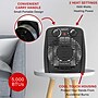 Brentwood 1500-Watt 5000 BTU Portable Ceramic Electric Heater and Fan, Black (H-F305BK)~#|#~47786A50-FEFA-43FA-8638E21E284F2415_sc7