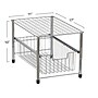 Household Essentials Metal Organizers, Silver (1237-1) ~#|#~477A8177-FB35-42A9-80A0F86E6B49EB78_sc7