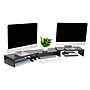Mind Reader Adjustable Dual Monitor Stand, Up to 44 lbs., Black (MDFMOND-BLK)~#|#~4784F676-121F-4E60-A9015567257DDD8E_sc7
