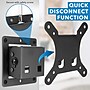 Mount-It! Low Profile Tilting TV Wall Mount, Fits Screens up to 32", 30 lbs. Max., Black (MI-6524)~#|#~4788A097-98FA-4D97-A1C8E46B44AEE397_sc7