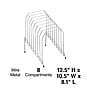 Staples Metal Incline Sorter, Chrome (10853)~#|#~478F7E84-5BA7-43FE-86C56CEB917723D6_sc7