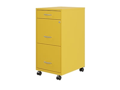 SOHO Organizer 3-Drawer Mobile Vertical File Cabinet - Thumbnail 4