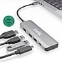 Plugable 4-in-1 USB-C Hub with 4K HDMI, 100W, Silver (USBC-4IN1)~#|#~4793F6C2-5851-49FB-85504C8663B35DB2_sc7