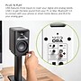 Kanto ORA 100W Bluetooth Reference Desktop Speaker, White, Pair (ORAMW)~#|#~47945B2F-CFCE-478D-BB6FBEFE71F8E3C1_sc7
