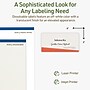 Avery Dissolvable Rectangle Multipurpose Labels, 3" x 6", Off-white, 30/Pack (94249)~#|#~4795A144-4CB6-402C-B1C0D8620C2F9C14_sc7