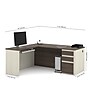Bestar Prestige Plus 72"W L-Shaped Desk with Drawers, Antigua (99860-52)~#|#~4795F835-DCA9-4EA7-98A4F4A791EF7BD6_sc7