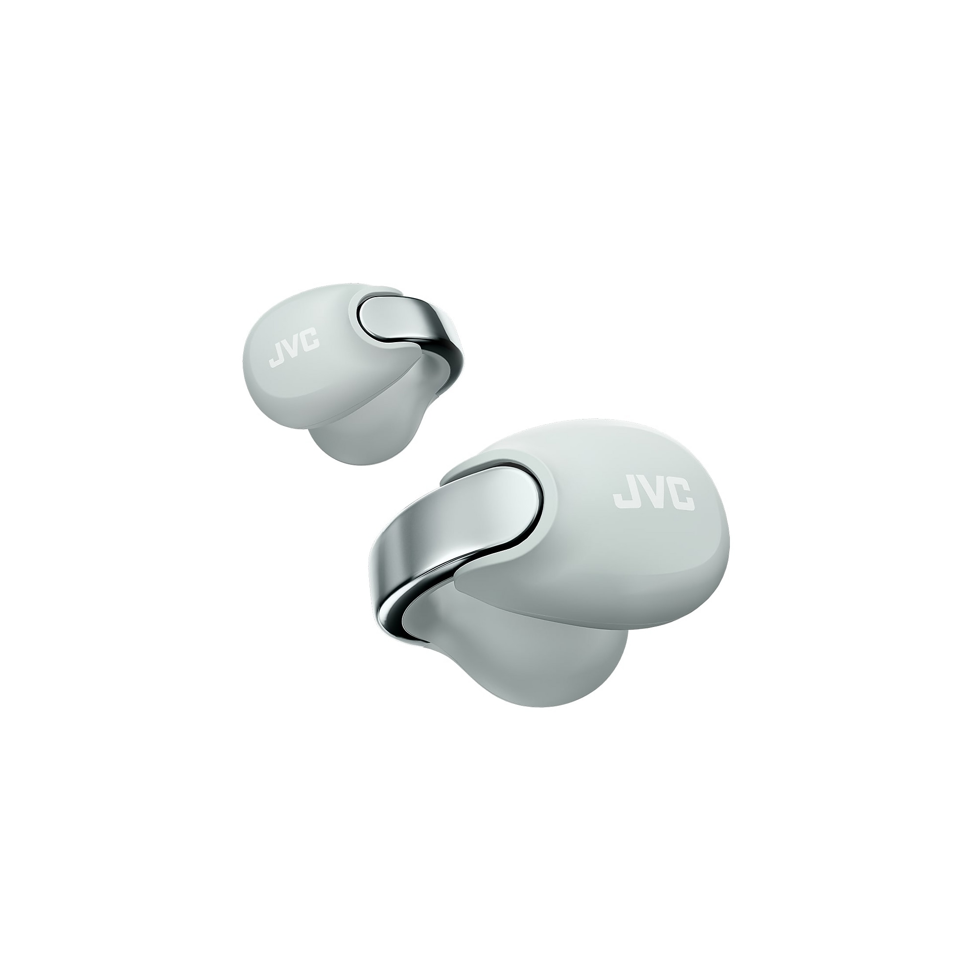 JVC Nearphones Wireless Open-Ear Earbuds, Bluetooth, Ice Grey (HANP1TH) Sansujyuku sansujyuku.com