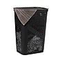 Mind Reader 15.85-Gallon Slim Laundry Hamper with Lid, Plastic, Black (HBIN60-BLK)~#|#~479C8A29-0C7B-47C7-A3B038A73AD810C7_sc7