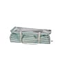 Household Essentials Rectangular Krush Container Canvas Utility Tote with Handles, Teal/White (HH2242)~#|#~47A06643-9179-4CEC-AB584FF7C6C78622_sc7