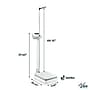 Viva Comfort Digital BMI Physician Weight & Height Scale, 660 lbs. Capacity, White (ADI904-01-MK)~#|#~47AC40C0-A38E-4881-AEA7389E052E6DD2_sc7