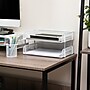 Mind Reader Metal Side Loading Stackable Letter Tray, White (ESTACK2-WHT)~#|#~47AC531E-B588-4F83-B69643B640C0AC00_sc7