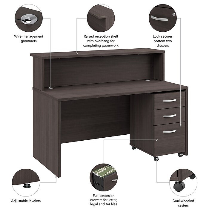 Staples reception desk discount