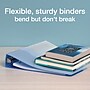 Oxford 1 1/2" 3-Ring Flexible Poly Binders, Assorted, 4/Pack (91091)~#|#~47AE858E-671D-4BC8-A2163D4C890FE922_sc7