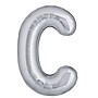 Party City (Air-Filled) 16" "C" Foil Balloon, Silver, 2/Pack (AM60050267-18)~#|#~47B2C93B-3839-4AE8-8390F37FF5D2A342_sc7