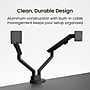 Kanto DM2 Dual Monitor Desktop Mount for 17” - 35” Displays, Up to 22 lbs., Black~#|#~47B36A2D-3BE4-4699-B75B7A4C0FD6963D_sc7