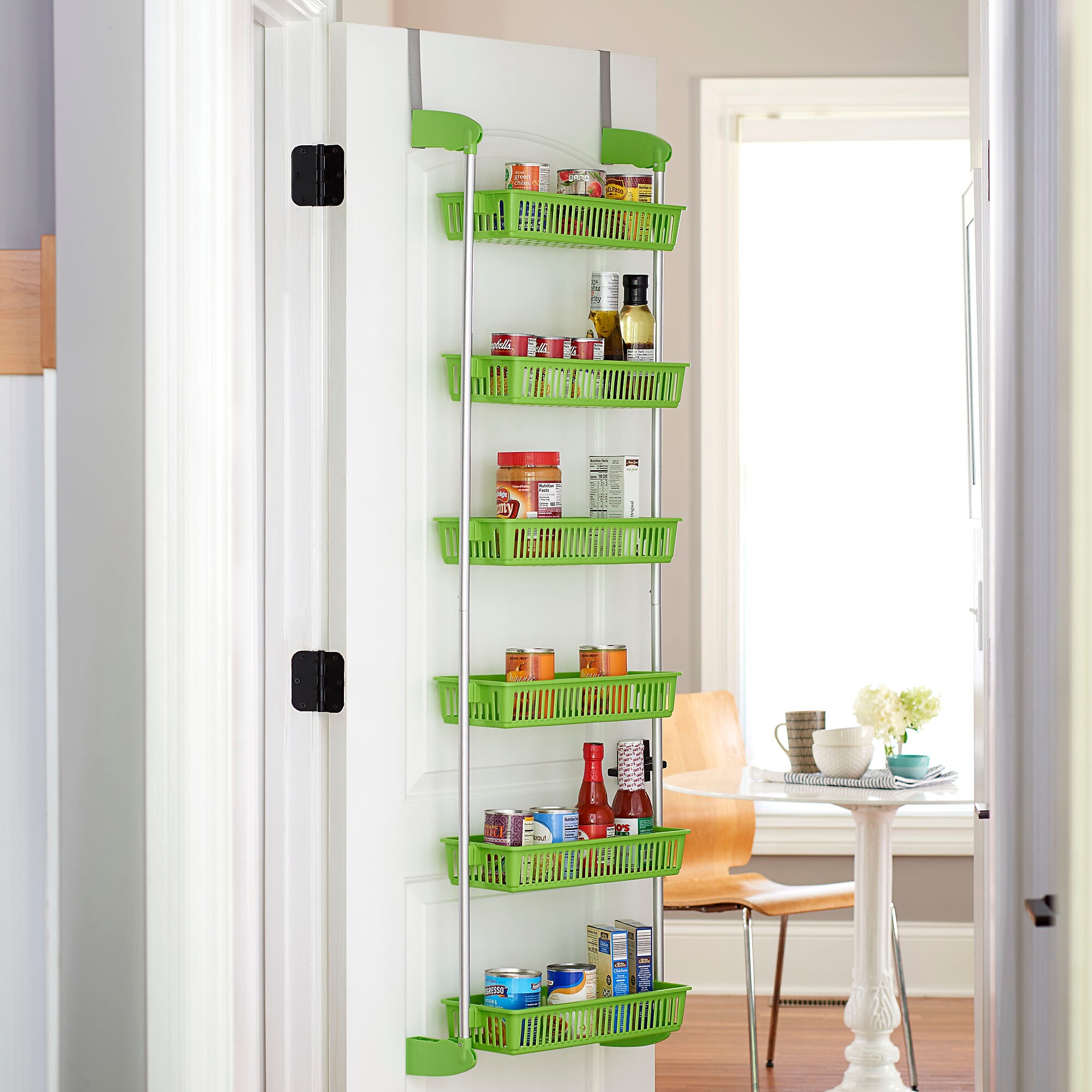 Household Essentials OTD 6-Shelf Hanging Storage Rack, 57″ x 19.25″ x 6.25″, Green (2151-1) Sansujyuku sansujyuku.com