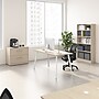 Bush Business Furniture Vista 60"W Desk with Lateral File Cabinet and Bookcase, Natural Elm (VST012NESU)~#|#~47BA4AB9-84F2-4077-96211173AB5186AE_sc7
