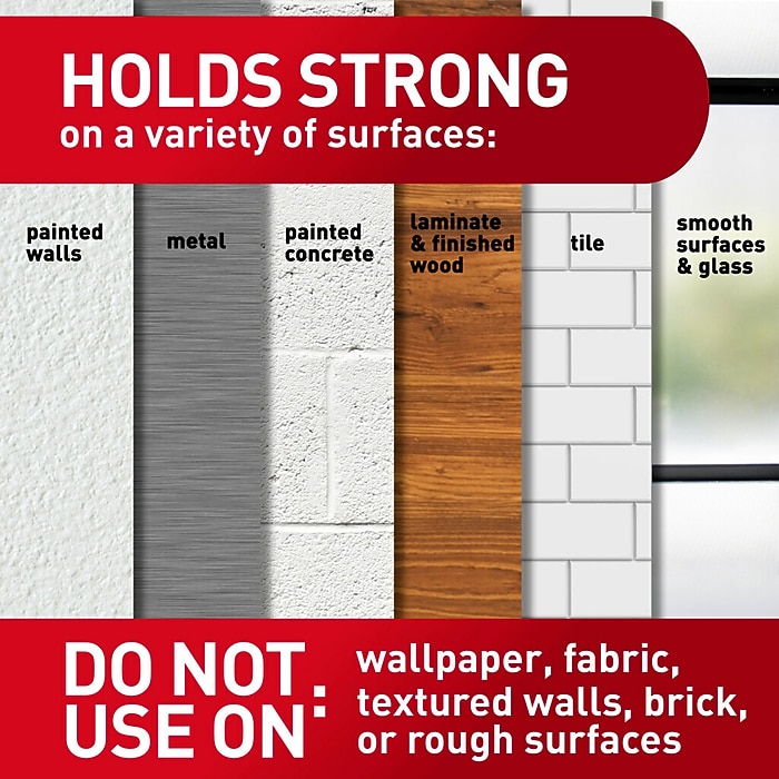 Command Poster Strips Value Pack, Damage Free Hanging Poster Hangers
