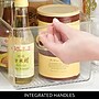 iDESIGN Small Stackable Plastic Storage Bin, Clear, 2/Pack (28169M2)~#|#~47BF6091-EAB1-47F3-84032F966FBD8015_sc7