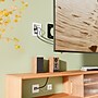 Mount-It! In-Wall Cable Management Kit with 2 Power Outlets, USB-A & USB-C Ports, White (MI-7287)~#|#~47C009A2-23E3-4821-988638502569BE7E_sc7