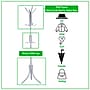 Mind Reader Coat Tree, White, Metal (COATRACK11-WHT)~#|#~47C1E3EA-E6C7-4BE6-86AA05348AE7DE03_sc7