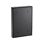 AdirOffice Steel Wall-Mounted Weatherproof Drop Box Interoffice Mailbox, Large, Black (631-14-BLK-PKG)~#|#~47C2ABBB-BC76-4E9C-A4EA49E09E76889F_sc7