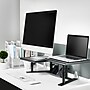Staples TECH Adjustable Dual Monitor Stands, Up to 24" Monitor, Black (51230)~#|#~47C836CB-3130-4B6B-855CBBC4D3CF4731_sc7