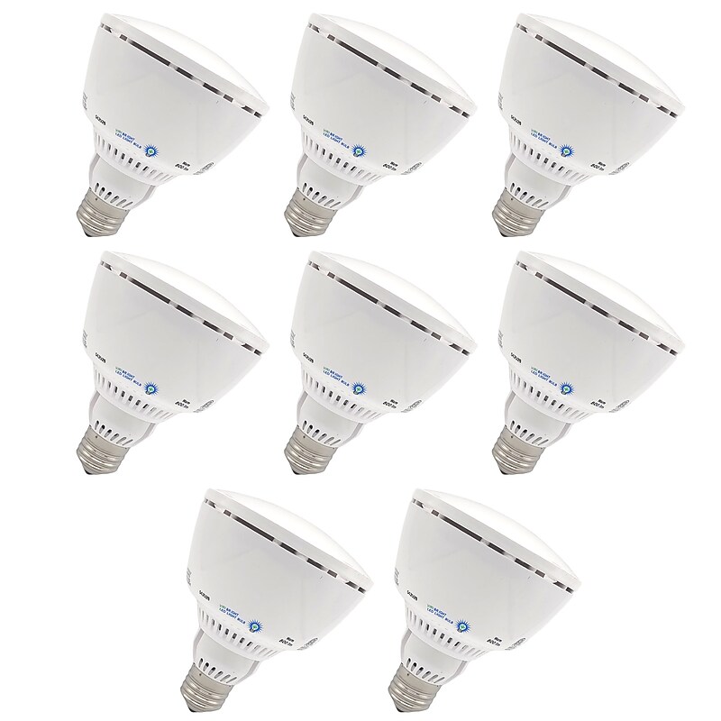 Viribright 9.5W Warm White LED Flood & Spot Bulb, 8/Pack (2985) image 1
