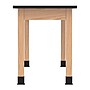 Diversified Woodcrafts School Classroom Rectangular Science Lab Table, 72" x 24", Oak (C7306K30N)~#|#~47CF9B12-CBC3-4D95-B5275E7A0C0154FB_sc7