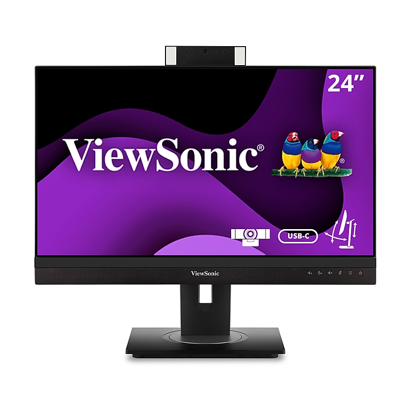 ViewSonic 24" 60 Hz LED Monitor, Black (VG2456V) image 1