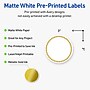 Avery Laser/Inkjet Circle Multipurpose Labels, 3" Dia., White, 60/Pack (S00DJ9)~#|#~47D6B269-485C-4678-B447463F4C117125_sc7