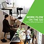 Uncaged Ergonomics Armless Wobble Active Office Stool, Black (WSB)~#|#~47D7033D-BFC8-413B-8F9EDEB083C2A664_sc7