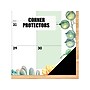 2025 Willow Creek Succulents 17" x 12" Monthly Desk Pad Calendar