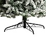 Nearly Natural 10-ft Slim Flocked Montreal Fir Artificial Christmas Tree with 800 Warm White LED Lights (T3314)~#|#~47DAB81E-C9CC-420E-BF1E4B8CF6F610AF_sc7