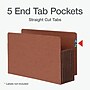 Pendaflex Heavy Duty Reinforced File Pocket, Legal Size, Brown, 5/Box (64795P)~#|#~47E240BD-5815-40C1-A60A33BEEFFAF125_sc7