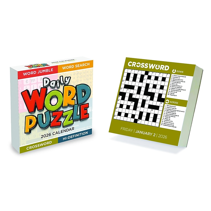 2026 TF Publishing 5.25" x 5.25" Daily Day-to-Day Calendar, (26-3018) image 1