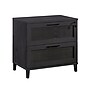 Sauder Tiffin Line Commercial 2-Drawer Lateral File Cabinet, Letter/Legal Size, Lockable, 31"W x 20"D, Raven Oak (433269)~#|#~47E41E1C-8050-4477-A7D865D71B945056_sc7